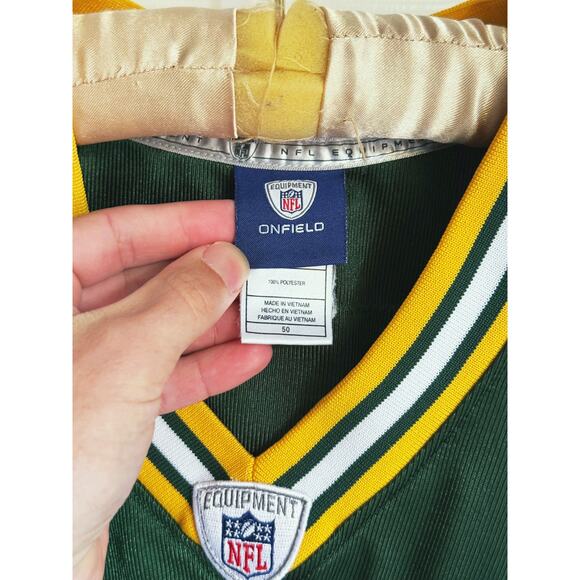 Reebok NFL Green Bay Packers Aaron Rodgers #12 On Field Jersey Size 50 Football - Picture 4 of 5